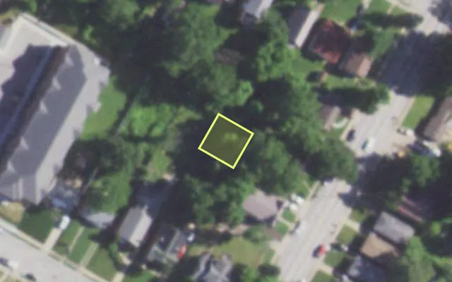 Aerial view of 5223 R GOODFELLOW BLVD — vacant lot, St. Louis with approximate parcel outline