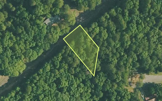 Aerial view of VAN BUREN County parcel 4400-19048-0000 — Arkansas post-auction with approximate parcel outline