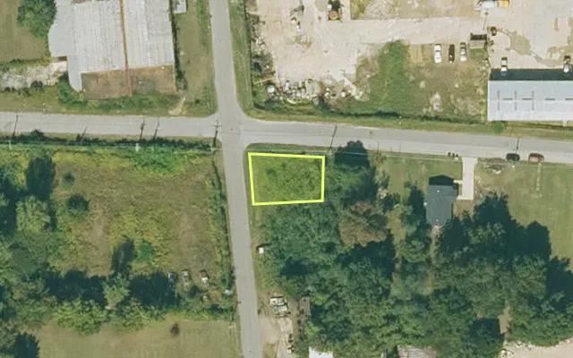 Aerial view of ST FRANCIS County parcel 0791-00020-0000 — Arkansas post-auction with approximate parcel outline