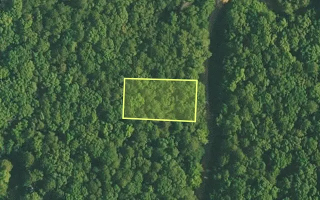 Aerial view of VAN BUREN County parcel 4200-01066-0000 — Arkansas post-auction with approximate parcel outline