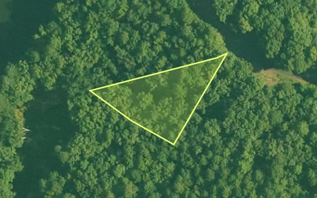 Aerial view of HOT SPRING County parcel 633-17096-000 — Arkansas post-auction with approximate parcel outline