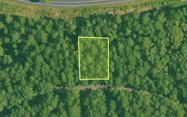 Aerial view of SALINE County parcel 588-00011-000 — Arkansas post-auction with approximate parcel outline