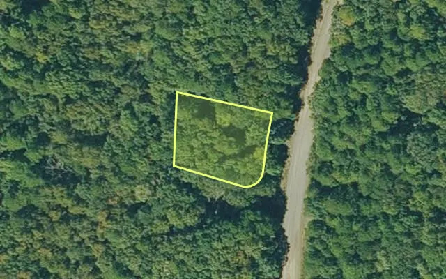 Aerial view of VAN BUREN County parcel 4300-03075-0000 — Arkansas post-auction with approximate parcel outline