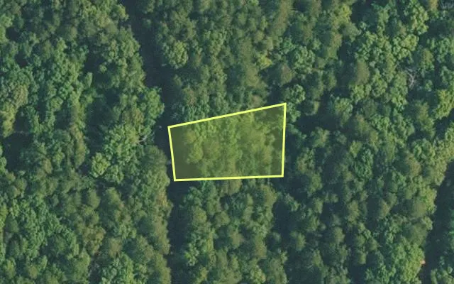 Aerial view of VAN BUREN County parcel 4400-17162-0000 — Arkansas post-auction with approximate parcel outline