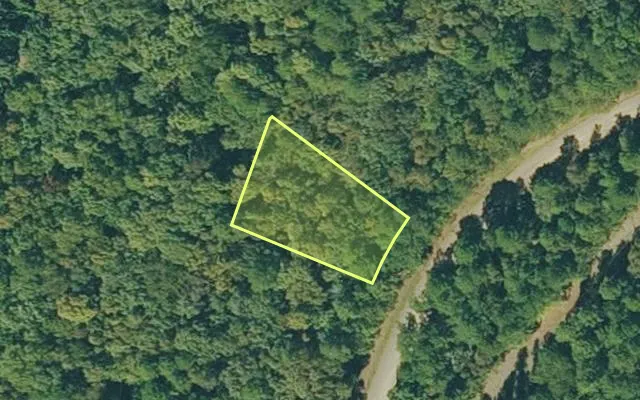 Aerial view of VAN BUREN County parcel 4300-01160-0000 — Arkansas post-auction with approximate parcel outline