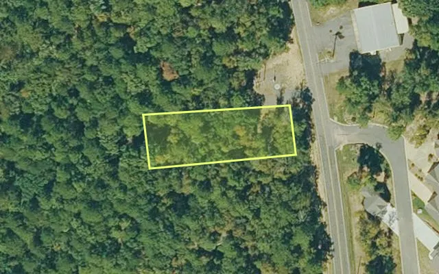Aerial view of VAN BUREN County parcel 4300-07064-0000 — Arkansas post-auction with approximate parcel outline