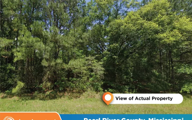 LandCentral listing preview for 0.58 acres in Pearl River, MS — 15255