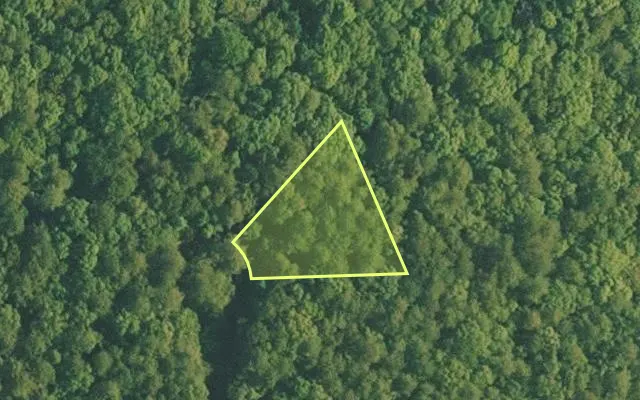 Aerial view of VAN BUREN County parcel 4500-01332-0000 — Arkansas post-auction with approximate parcel outline
