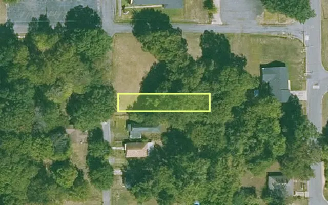 Aerial view of JEFFERSON County parcel 930-64901-000 — Arkansas post-auction with approximate parcel outline