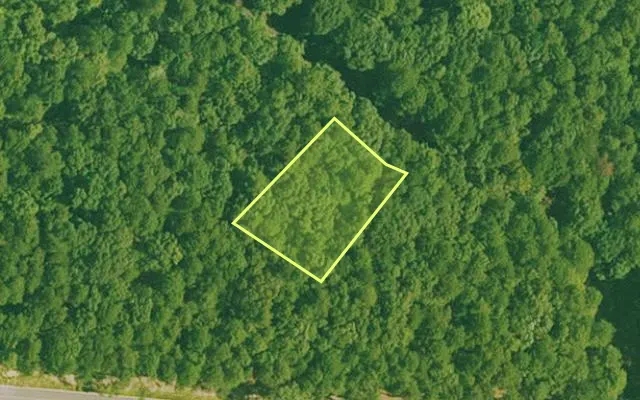 Aerial view of GARLAND County parcel 67320 — Arkansas post-auction with approximate parcel outline