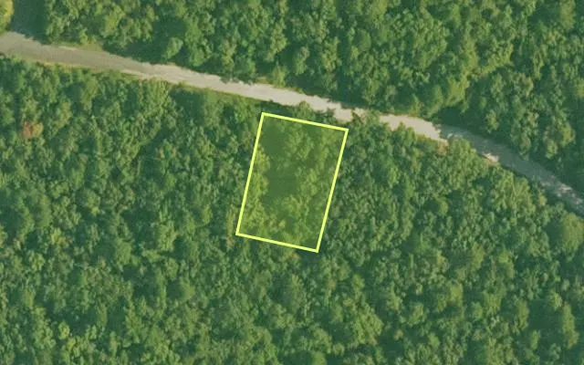 Aerial view of GARLAND County parcel 58378 — Arkansas post-auction with approximate parcel outline