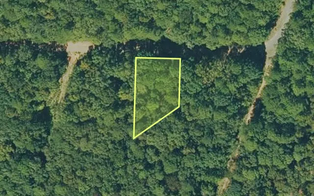 Aerial view of VAN BUREN County parcel 4300-02110-0000 — Arkansas post-auction with approximate parcel outline