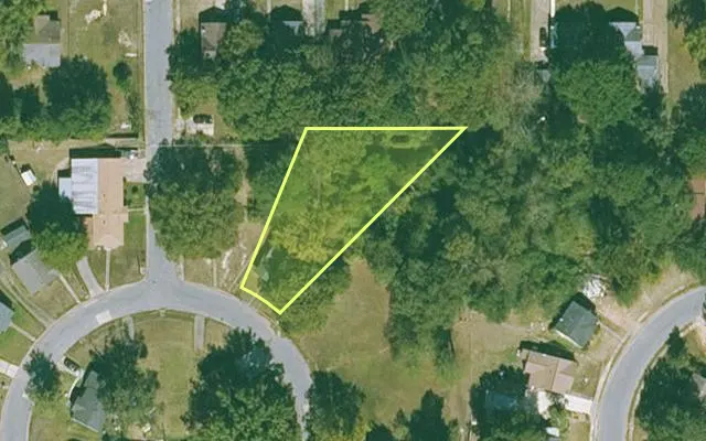 Aerial view of JEFFERSON County parcel 930-56396-000 — Arkansas post-auction with approximate parcel outline