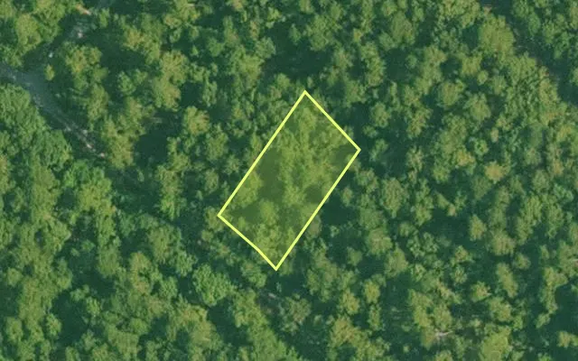 Aerial view of SALINE County parcel 496-00062-000 — Arkansas post-auction with approximate parcel outline