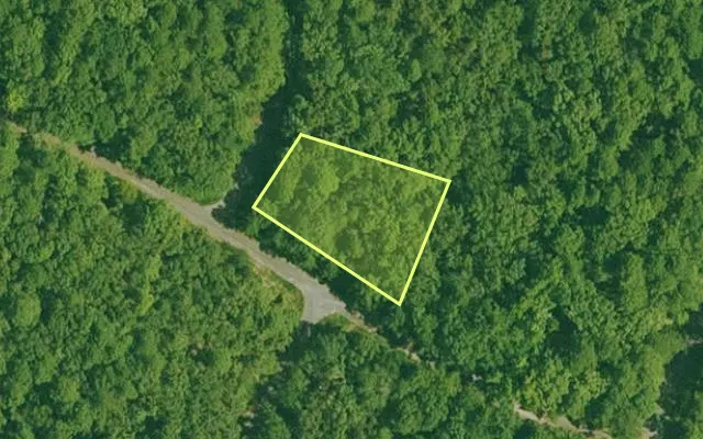 Aerial view of GARLAND County parcel 71219 — Arkansas post-auction with approximate parcel outline