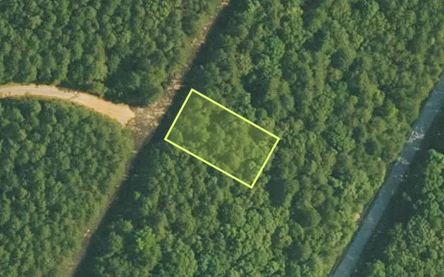 Aerial view of VAN BUREN County parcel 4400-22235-0000 — Arkansas post-auction with approximate parcel outline