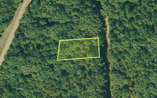 Aerial view of VAN BUREN County parcel 4300-03162-0000 — Arkansas post-auction with approximate parcel outline