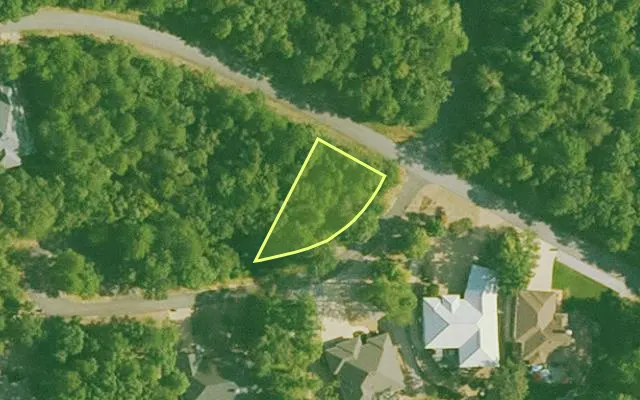 Aerial view of SALINE County parcel 416-00187-000 — Arkansas post-auction with approximate parcel outline