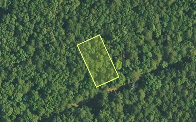 Aerial view of VAN BUREN County parcel 4400-12166-0000 — Arkansas post-auction with approximate parcel outline