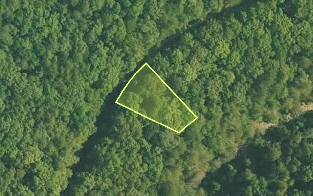Aerial view of VAN BUREN County parcel 4410-02074-0000 — Arkansas post-auction with approximate parcel outline
