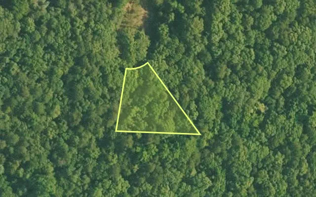 Aerial view of VAN BUREN County parcel 4400-22104-0000 — Arkansas post-auction with approximate parcel outline