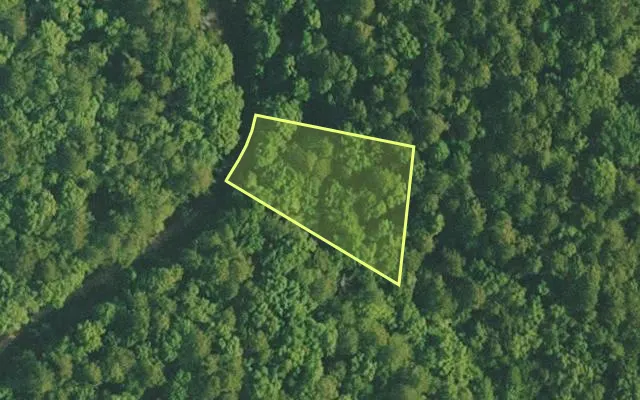 Aerial view of VAN BUREN County parcel 4400-20132-0000 — Arkansas post-auction with approximate parcel outline