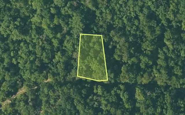 Aerial view of FULTON County parcel 135-11407-000 — Arkansas post-auction with approximate parcel outline
