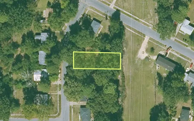 Aerial view of JEFFERSON County parcel 930-19069-000 — Arkansas post-auction with approximate parcel outline