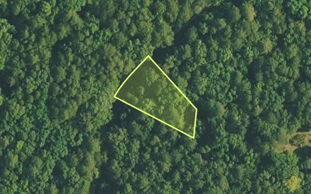 Aerial view of VAN BUREN County parcel 4400-18224-0000 — Arkansas post-auction with approximate parcel outline