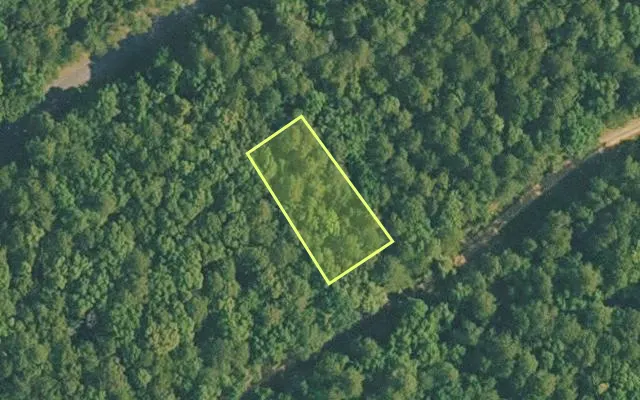 Aerial view of VAN BUREN County parcel 4400-11090-0000 — Arkansas post-auction with approximate parcel outline