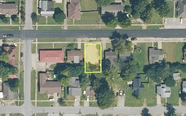 Aerial view of GREENE County parcel 1405-00042-000 — Arkansas post-auction with approximate parcel outline