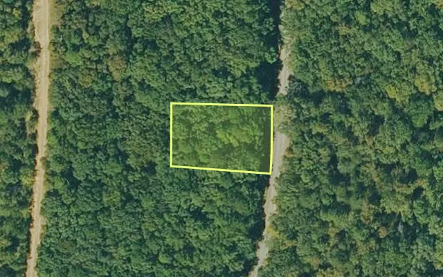 Aerial view of VAN BUREN County parcel 4050-12228-0000 — Arkansas post-auction with approximate parcel outline