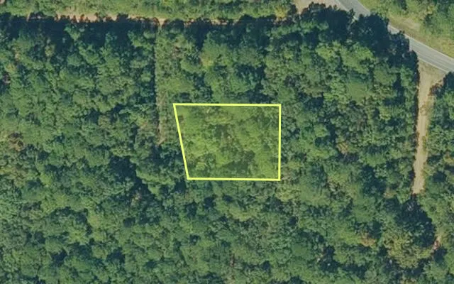 Aerial view of VAN BUREN County parcel 4300-18065-0000 — Arkansas post-auction with approximate parcel outline