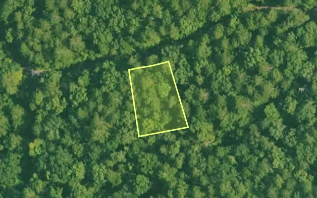 Aerial view of SALINE County parcel 524-00023-000 — Arkansas post-auction with approximate parcel outline