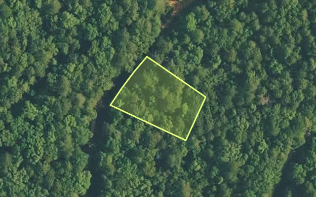 Aerial view of VAN BUREN County parcel 4400-17020-0000 — Arkansas post-auction with approximate parcel outline