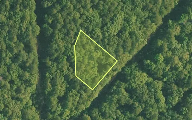 Aerial view of VAN BUREN County parcel 4500-01326-0000 — Arkansas post-auction with approximate parcel outline