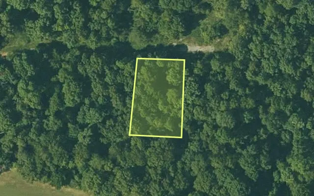 Aerial view of FULTON County parcel 230-14678-000 — Arkansas post-auction with approximate parcel outline