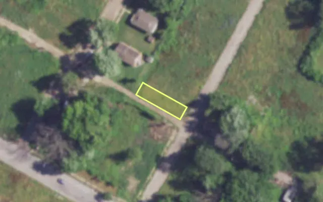 Aerial view of 3019 MARNICE PL — vacant lot, St. Louis with approximate parcel outline