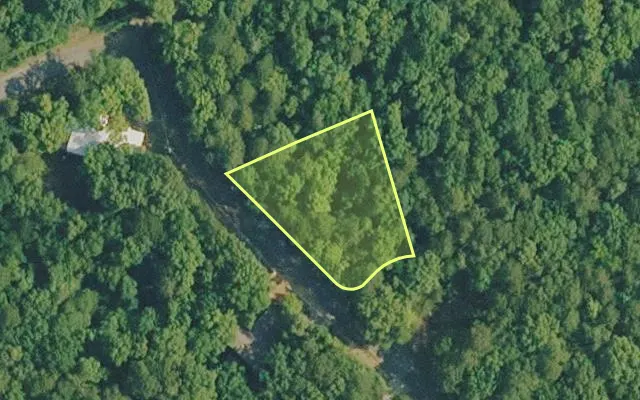 Aerial view of VAN BUREN County parcel 4350-02055-0000 — Arkansas post-auction with approximate parcel outline