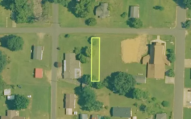 Aerial view of DALLAS County parcel 941-03009-000 — Arkansas post-auction with approximate parcel outline