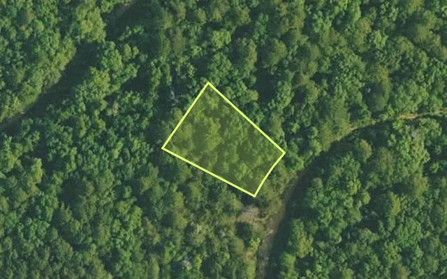 Aerial view of VAN BUREN County parcel 4400-20292-0000 — Arkansas post-auction with approximate parcel outline