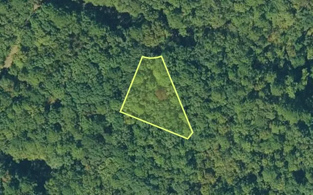 Aerial view of VAN BUREN County parcel 4300-05060-0000 — Arkansas post-auction with approximate parcel outline