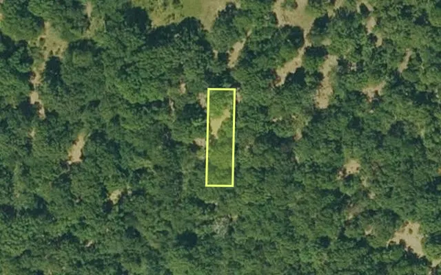 Aerial view of IZARD County parcel 800-06152-000 — Arkansas post-auction with approximate parcel outline