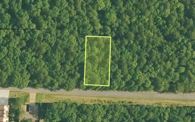 Aerial view of VAN BUREN County parcel 4410-02005-0000 — Arkansas post-auction with approximate parcel outline