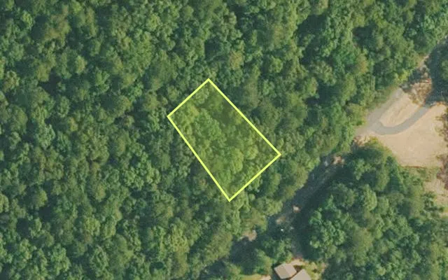 Aerial view of VAN BUREN County parcel 4050-03091-0000 — Arkansas post-auction with approximate parcel outline