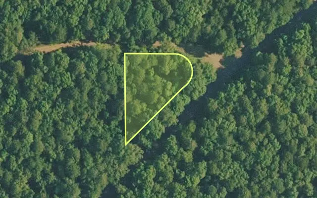 Aerial view of VAN BUREN County parcel 4400-09120-0000 — Arkansas post-auction with approximate parcel outline