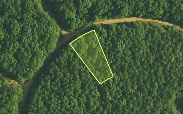 Aerial view of VAN BUREN County parcel 4400-21080-0000 — Arkansas post-auction with approximate parcel outline