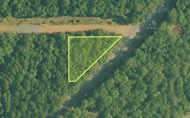 Aerial view of VAN BUREN County parcel 4250-02190-0000 — Arkansas post-auction with approximate parcel outline