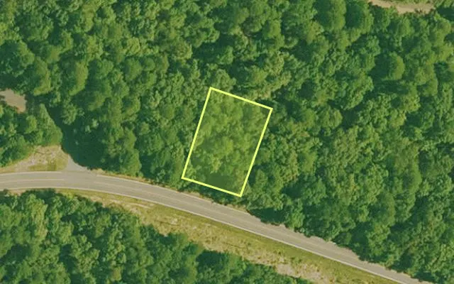 Aerial view of SALINE County parcel 640-00094-000 — Arkansas post-auction with approximate parcel outline