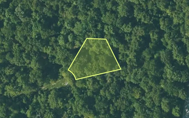 Aerial view of FULTON County parcel 240-15186-000 — Arkansas post-auction with approximate parcel outline
